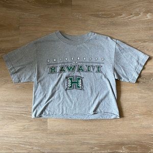 University of Hawaii Cropped Short-Sleeve Tee